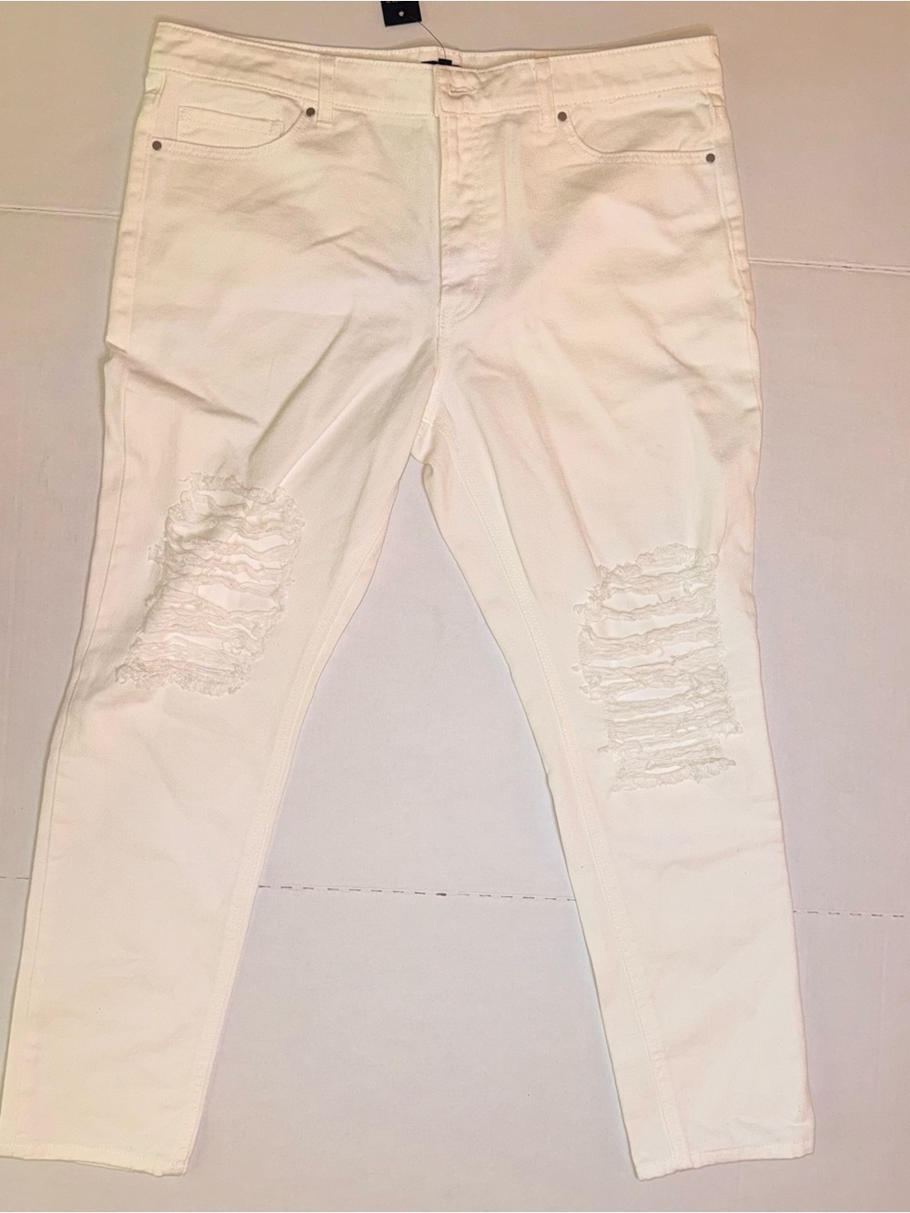 AFRM White High-Rise Skinny Jeans